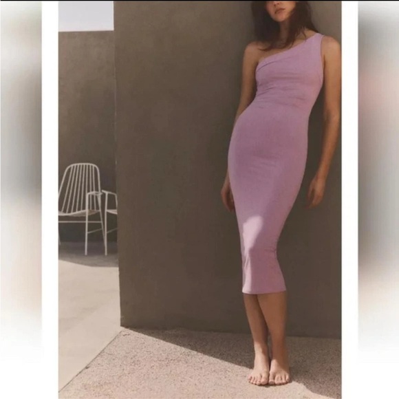 Zara asymmetric midi dress - Picture 1 of 4